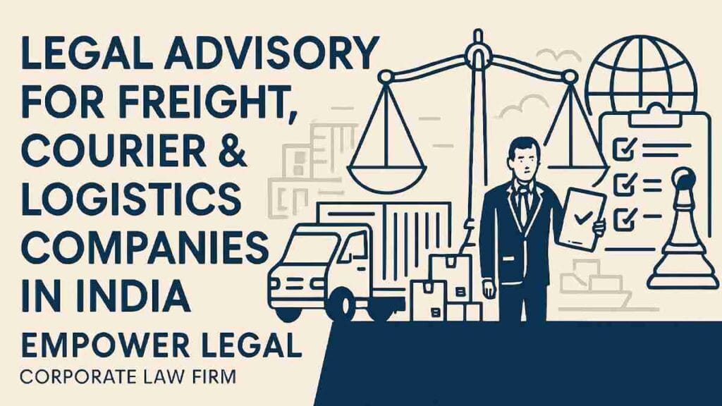 Legal Advisory for Freight, Courier & Logistics Companies in India
