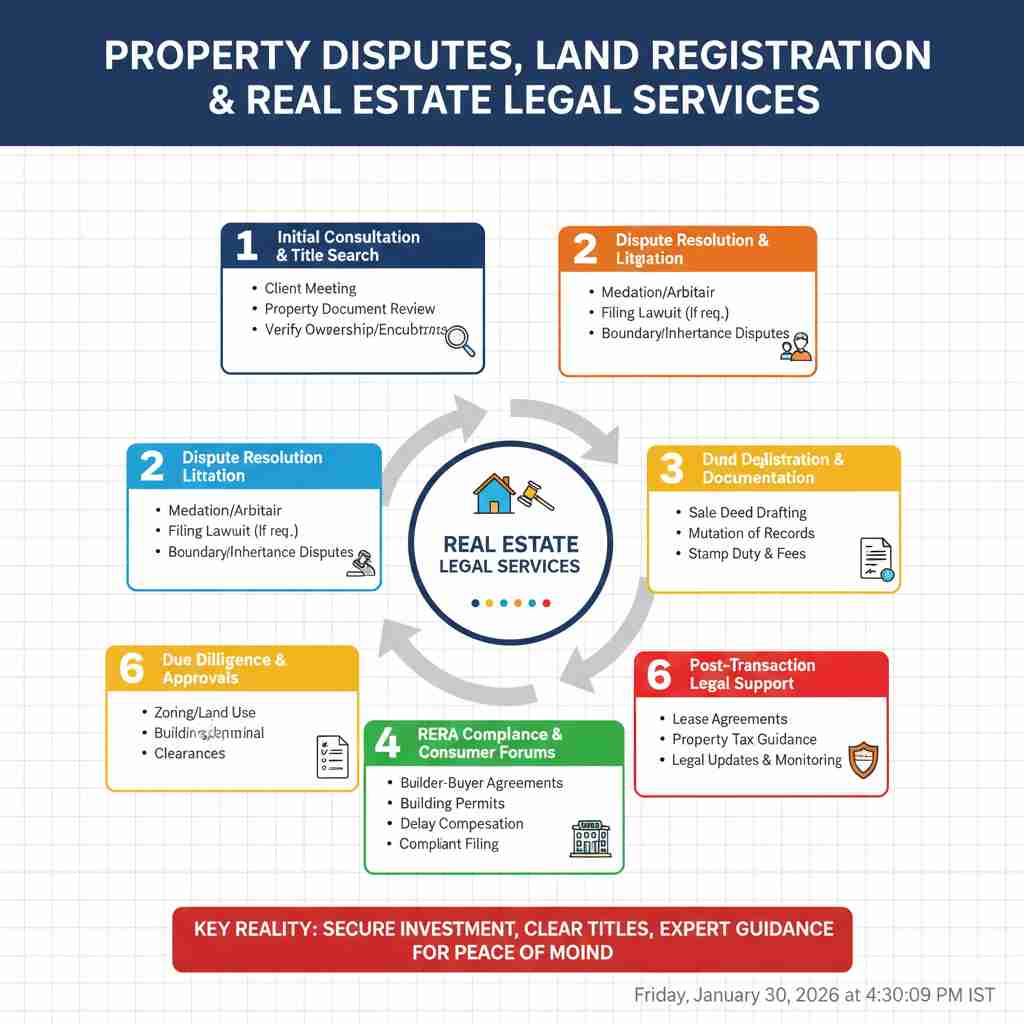 Property Disputes, Land Registration & Real Estate Legal Services