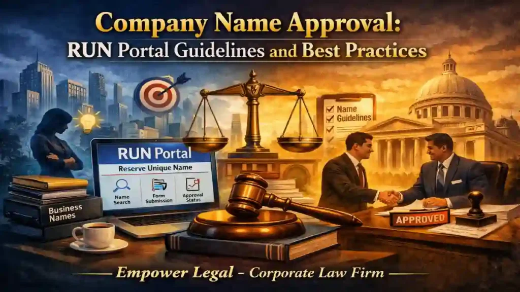 Company Name Approval: RUN Portal Guidelines and Best Practices