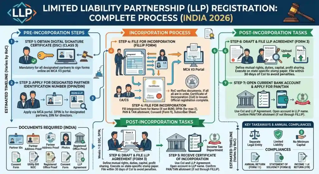 Limited Liability Partnership (LLP) Registration: Complete Process