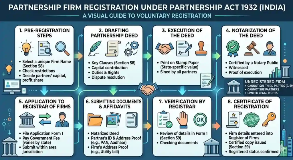 Partnership Firm Registration Under Partnership Act 1932