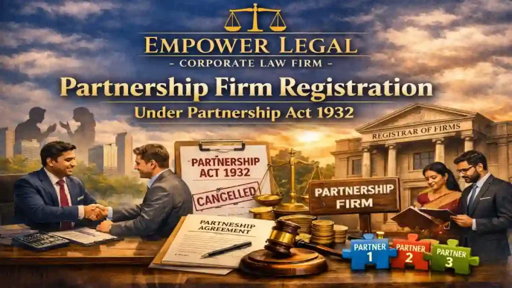 Partnership Firm Registration Under Partnership Act 1932