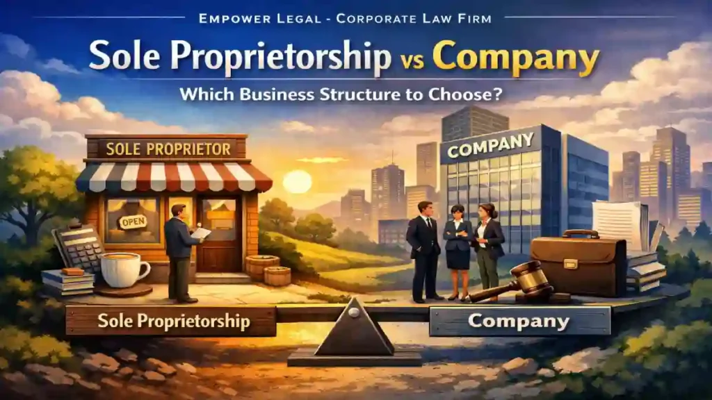 Sole Proprietorship vs Company: Which Business Structure to Choose