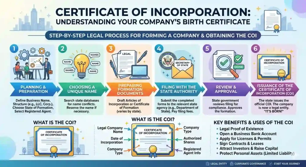 Certificate of Incorporation: Understanding Your Company's Birth Certificate