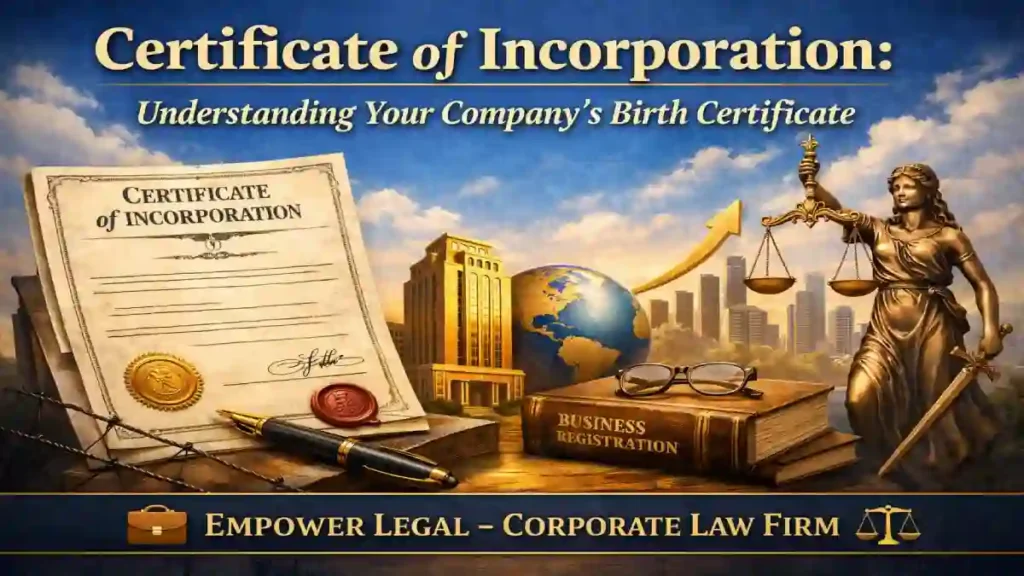 Certificate of Incorporation: Understanding Your Company's Birth Certificate