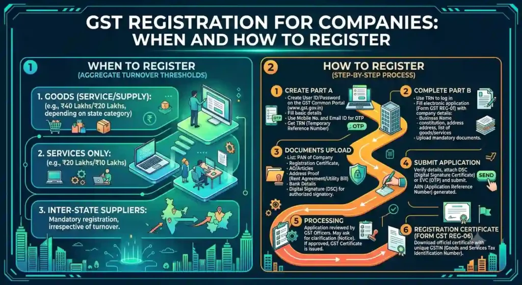 GST Registration for Companies: When and How to Register