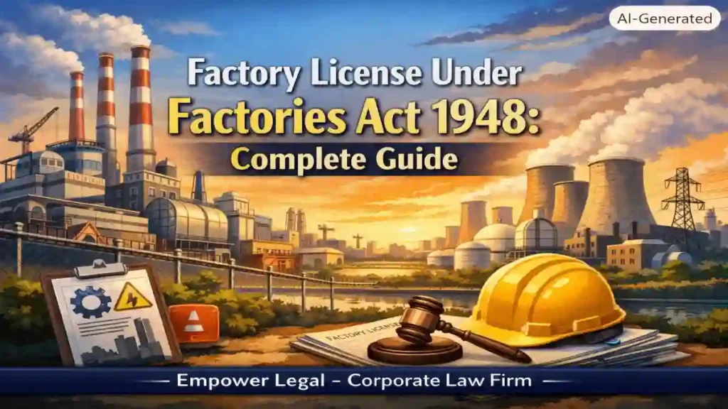 Factory License Under Factories Act 1948: Complete Guide