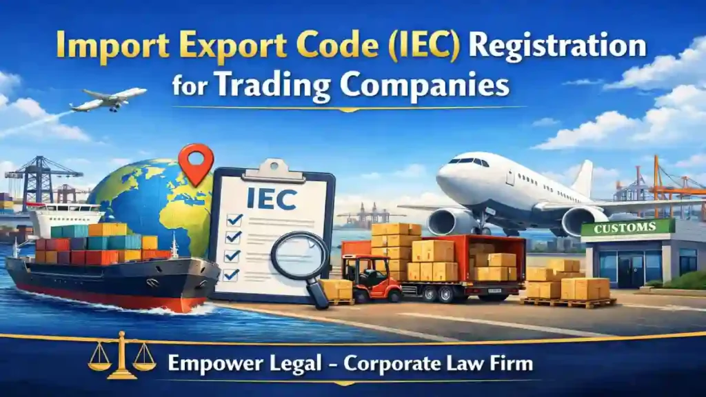 Import Export Code (IEC) Registration for Trading Companies