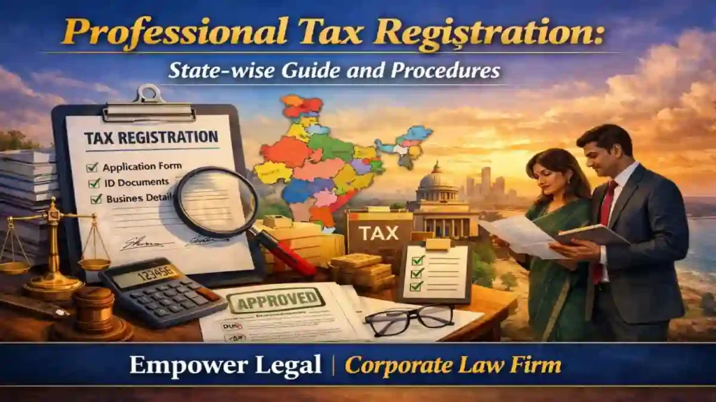 Professional Tax Registration: State-wise Guide and Procedures