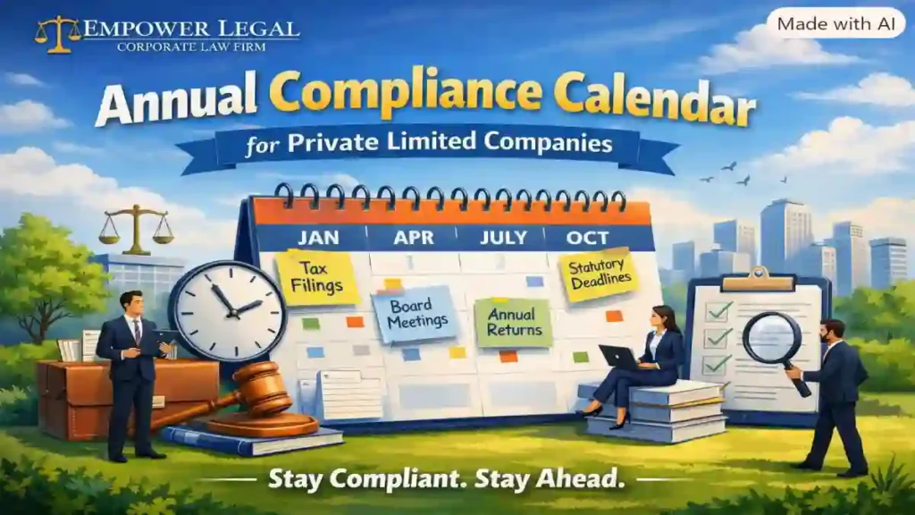 Annual Compliance Calendar for Private Limited Companies