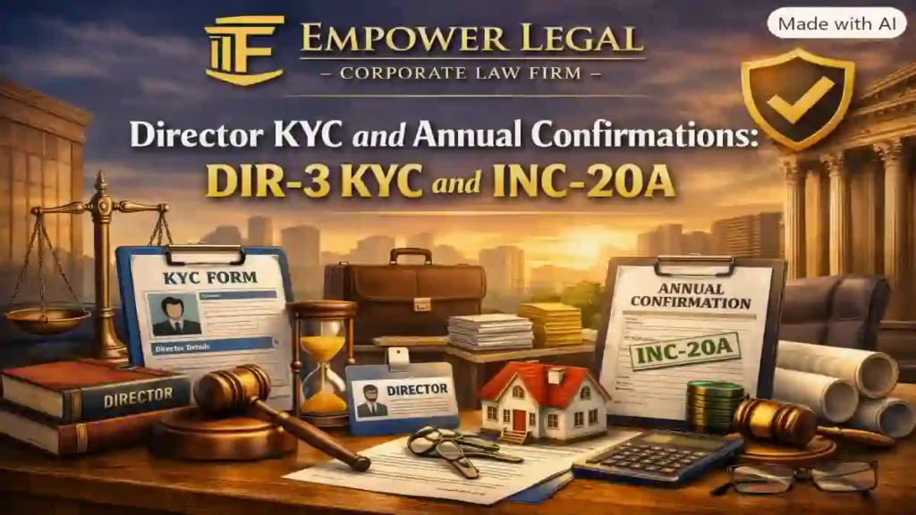 Director KYC and Annual Confirmations: DIR-3 KYC and INC-20A