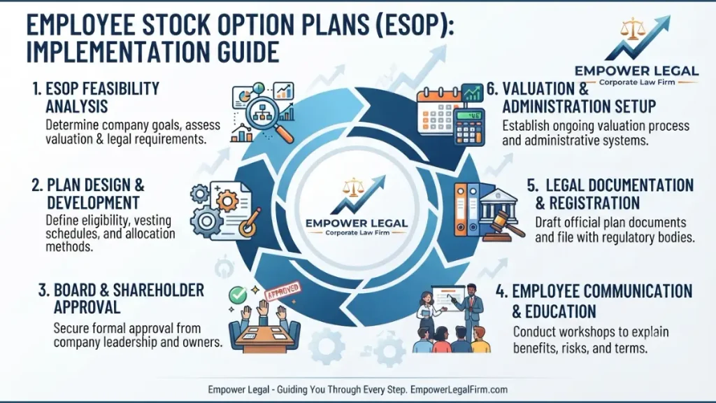 Employee Stock Option Plans (ESOP)_ Implementation Guide - infographic image